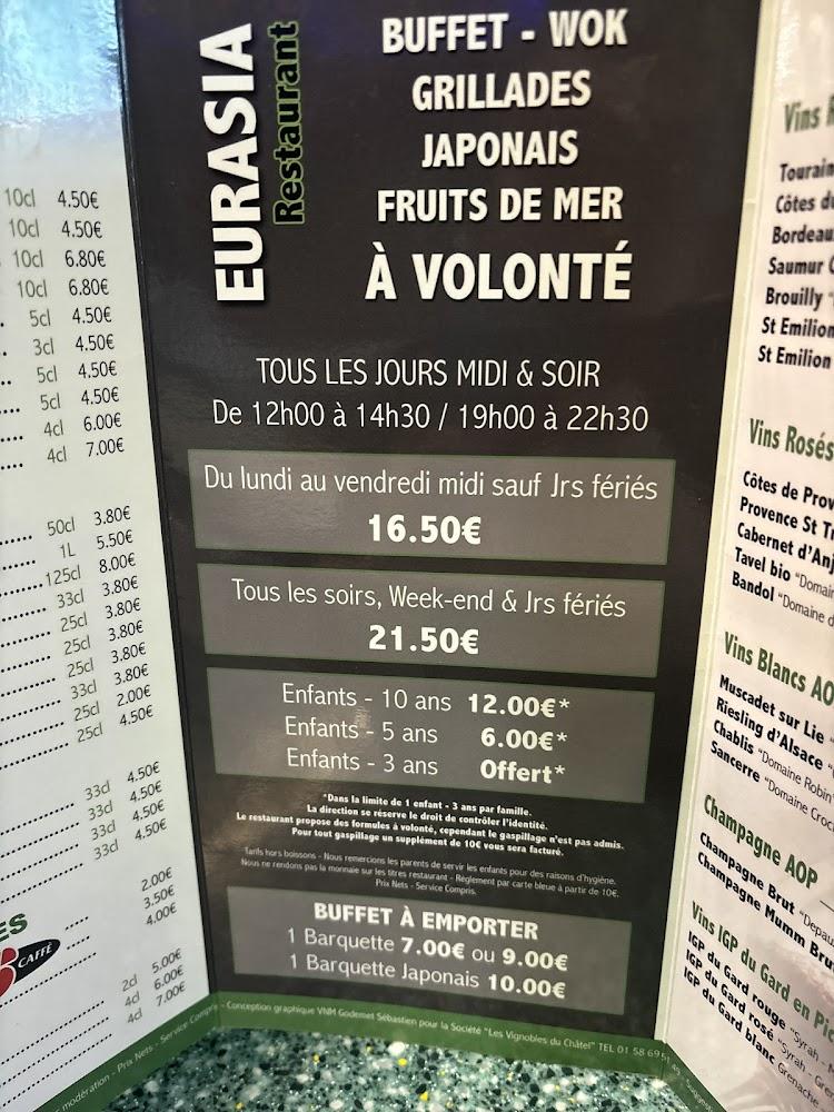 Eurasia - Menu Image 3